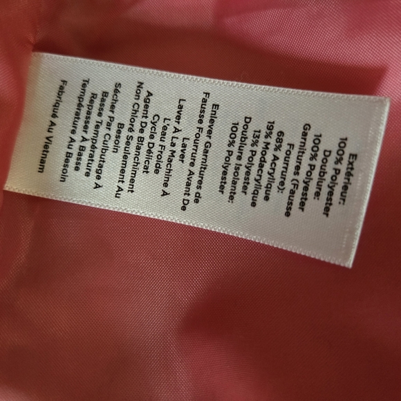 Stylish Warm Pink Talbot's Winter Coat - Picture 14 of 16